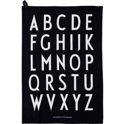 Design Letters Classic Geschirrtuch Schwarz (60x40cm)