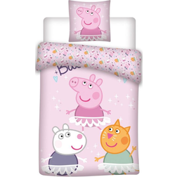 Peppa Pig Gurli Gris Sengetøj 2 i 1 100x140cm