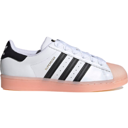 Adidas Superstar White/Black/Haze Coral Women's