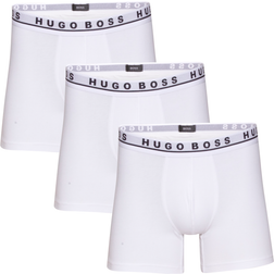 HUGO BOSS 3-pack Boxer Brief 100, Male, Ropa, Ropa interior, Blanco