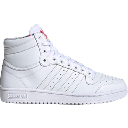 Adidas Top Ten - Cloud White/Cloud White/Scarlet