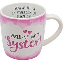 Hisab Joker Världens Bästa Syster Mugg 30cl