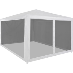 vidaXL Party Tent with 4 Mesh Sidewalls