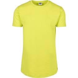 Urban Classics Shaped Long T-shirt - Frozen Yellow