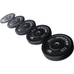 Master Fitness Bumper Plate 50mm Set 120kg