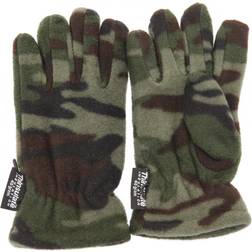 Universal Textiles Boy's Camouflage Thinsulate Thermal Winter Gloves - Green Camouflage (UTGL215-2)