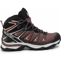 Salomon X Ultra 3 Mid GTX W - Peppercorn/Black/Coral Aimond