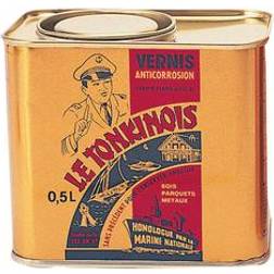 Le Tonkinois Vernis Anticorrosion Impermeable Wood Protection Transparent 0.5L