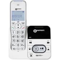 Geemarc Amplidect 295 Téléphone sans fil système de répondeur avec ID d'appelant/appel en instance DECT\GAP (conférence) à trois capacité d'appel