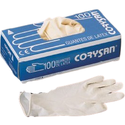 Corysan Guantes Látex Talla Pequeña 100Uds