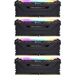 Corsair Vengeance RGB PRO DDR4-3600 64GB CL18 Quad Channel (4 pcs) AMD Optimized & Intel XMP Musta RGB