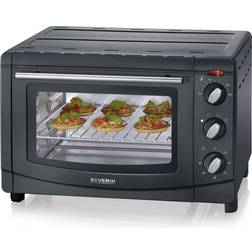 Severin FH-13490 Svart, Rostfritt stål