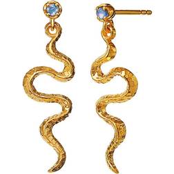 Maanesten Lucy Earrings - Gold/Blue