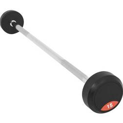 Gorilla Sports Fixed Pro Barbells 15kg