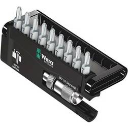 Wera 05136011001 Bit Screwdriver 10 Piece Bitsskruvmejsel