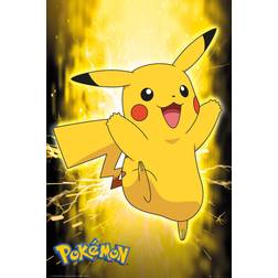 GB Posters Pokemon Pikachu Neon Maxi Poster