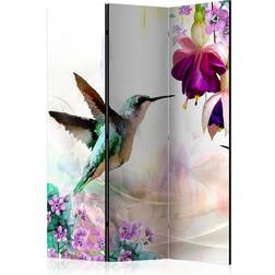 Hummingbirds And Flowers Multicolored Rumsavdelare 135x172cm