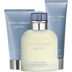 Dolce & Gabbana Light Blue Pour Homme Gift Set EdT 125ml + After Shave Balm 75ml +Shower Gel 50ml