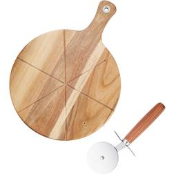 Dorre Sade Pizza Cutter with Planche à découper 2pcs 42cm