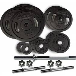 Hammer Kit de barras y discos Finnlo 73 kg
