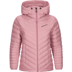 Peak Performance Frost Down Hood Jacket Women - Frosty Rose