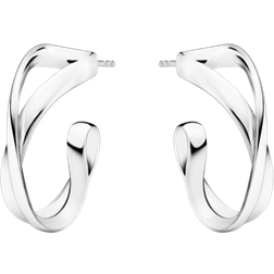 Georg Jensen Infinity Earrings Small - Silver