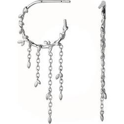 ByBiehl Jungle Ivy Hoops Earrings - Silver