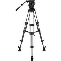 Libec RSP-750M 3-Section Al Tripod with RHP75 Fluid Head and BR-6B Mid Spreader