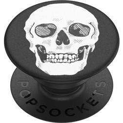 Popsockets PopGrip Afneembaar Shaky Bones White Zwart One size