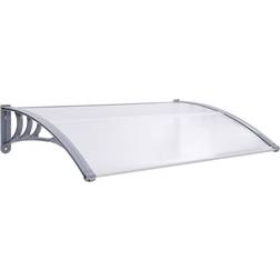 vidaXL Transparent, Grå 144818