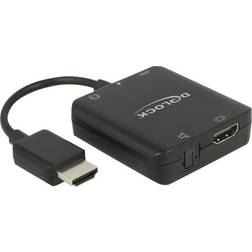 Deltaco HDMI/USB Micro B-HDMI/Toslink/3.5mm M-F 0.3m 0.3m