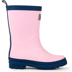 Hatley Matte Rain Boots - Pink/Navy