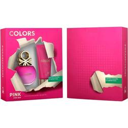 Benetton Colors de Benetton Pink Gift Set EdT 80ml + Body Lotion 75ml