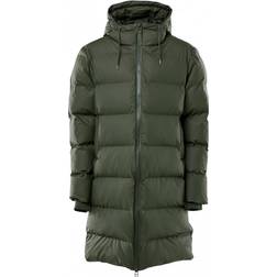 Rains Long Puffer Jacket Unisex - Green