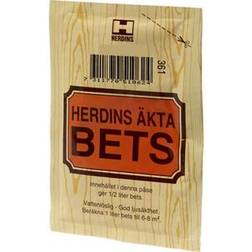 Herdins Äkta Bets Woodstain Black 12g Lasurmaling Ebony