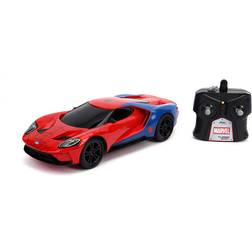 Jada Voiture radiocommandée Marvel Spiderman Ford GT