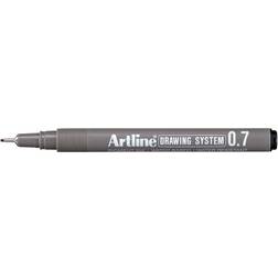 Artline Drawing System Pen Black 0.7mm