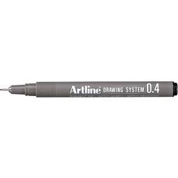 Artline Drawing System Pen Black 0.4mm