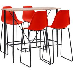 vidaXL 279902 Bargrupp, 1 Bord inkl. 4 Stolar