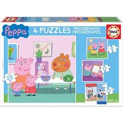 Educa Peppa 4 in 1 82 Pieces