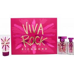 John Richmond Viva Rock Gavesæt EdT 50ml + EdT 15ml + Body Lotion 50ml