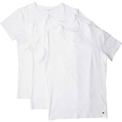 Tommy Hilfiger V-Neck Cotton T-shirts 3-pack - White