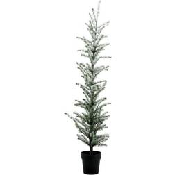 House Doctor Illuminated Flocked Green Christmas Tree 160cm