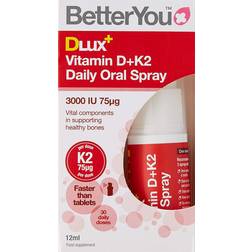 BetterYou DLux+ Vitamin D+K2 Oral Spray 12ml 1 stk