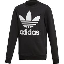 Adidas Felpa Trefoil Crew - Black/White