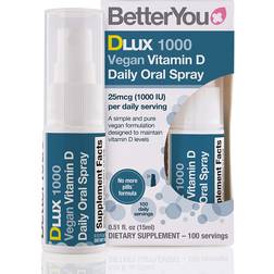 BetterYou DLux 1000 Vegan Vitamin D Oral Spray 15ml 1 stk