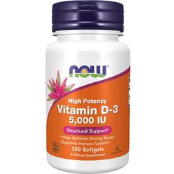 Now Foods Vitamin D-3 5000 IU 120 Stk.