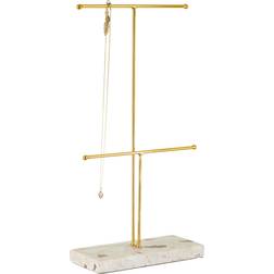 Sass & Belle Double Terrazzo Jewellery Stand - Gold