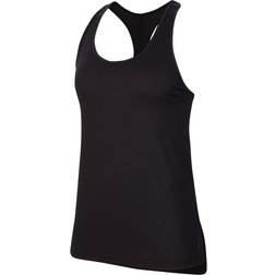 NIKE Yoga Tank Top Women - Black/Dark Smoke Grey