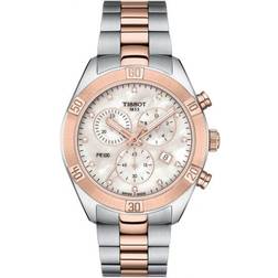 Tissot PR100 Link Bracelet Diamond Chronograph, 38mm